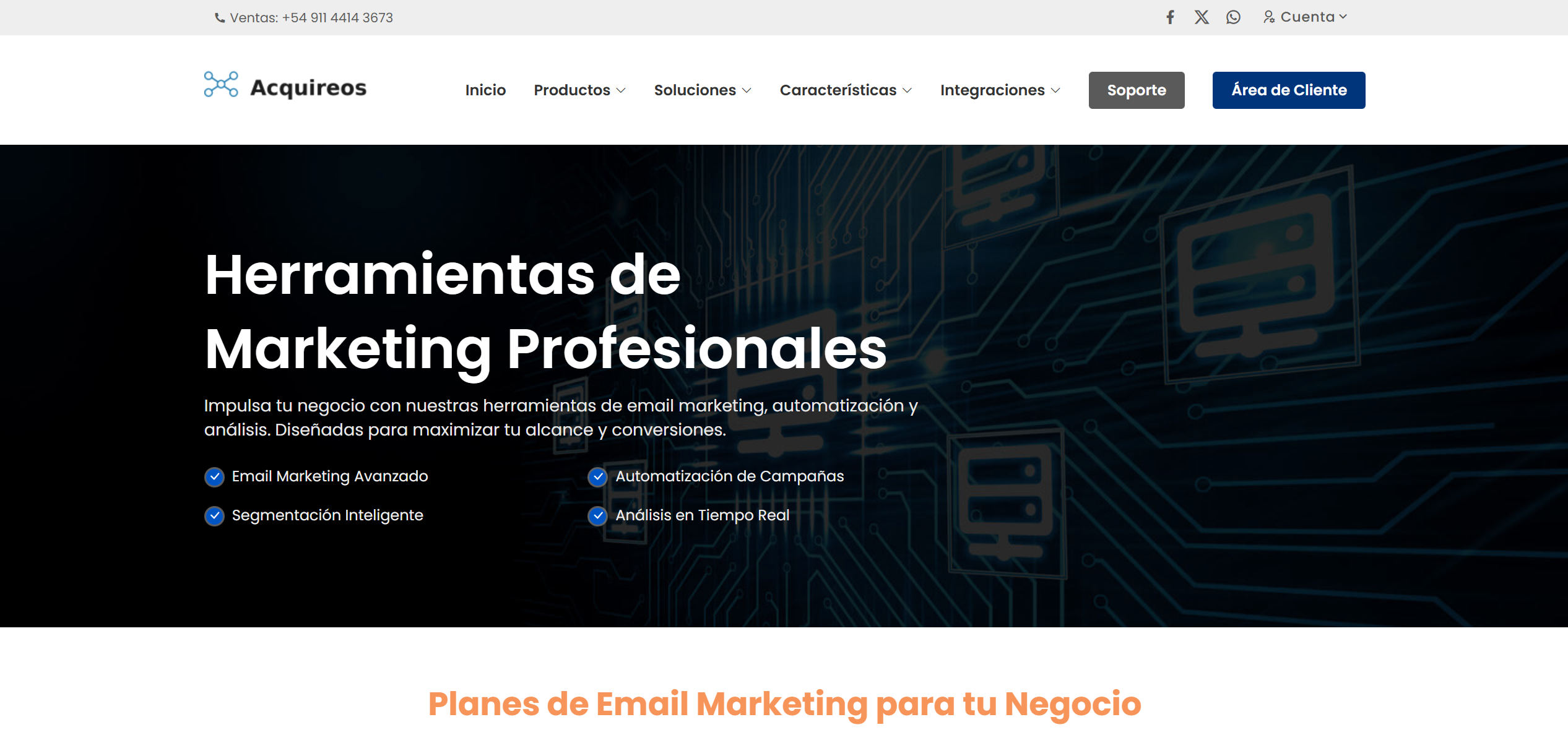 Herramientas de Marketing Profesionales - AcquireOS